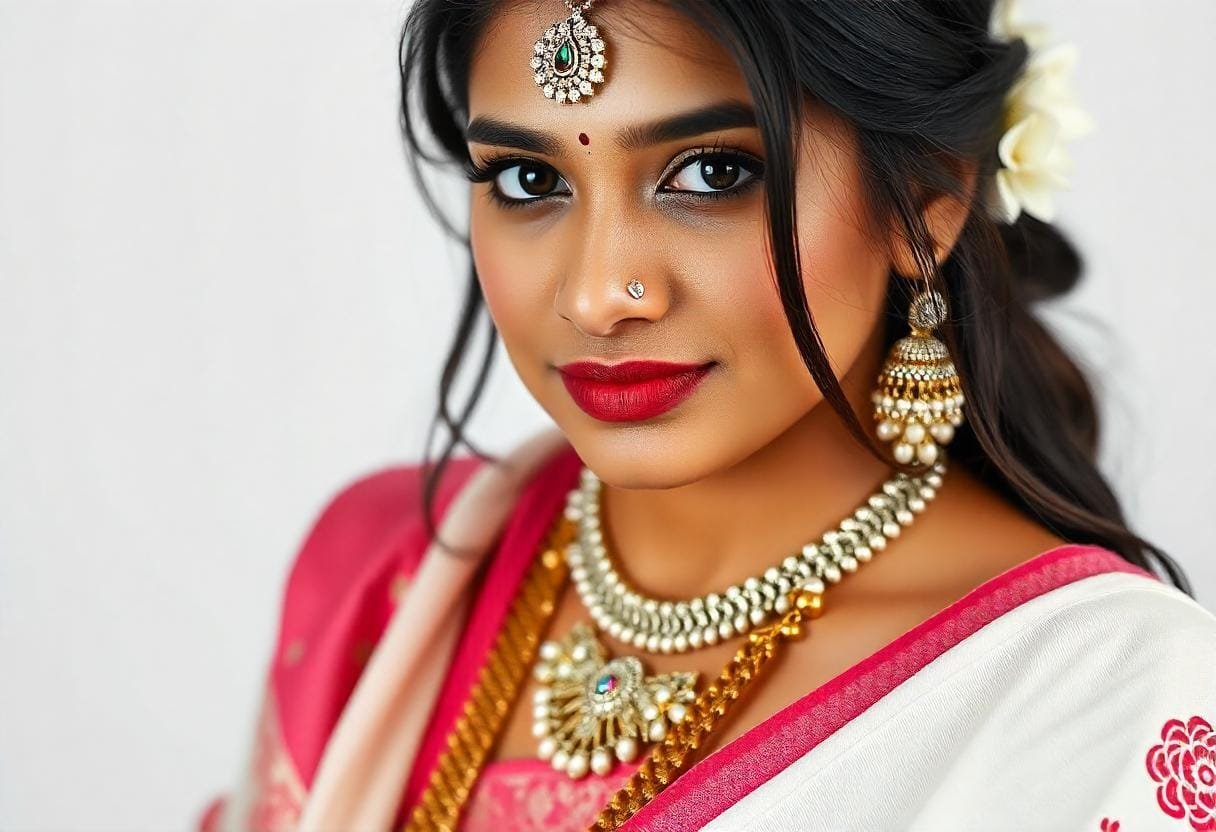 pikaso_texttoimage_Indian-Young-woman-model-in-close-up-shot-wearing-